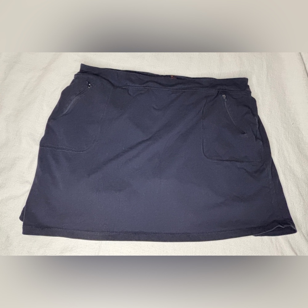 Talbots Athletic Skort Sz 3X Navy Blue Golf Tennis Pickleball Hiking Outdoor